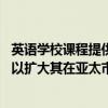 英语学校课程提供商在澳大利亚墨尔本开设了第二家办事处 以扩大其在亚太市场的影响力